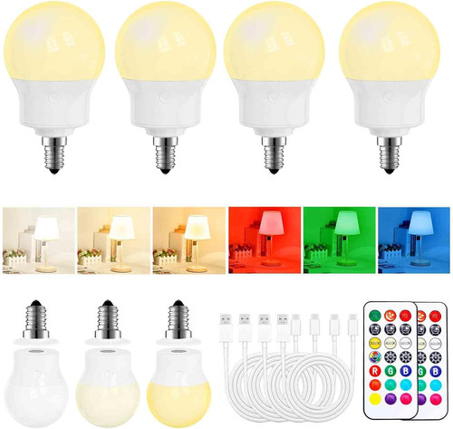 Led rechargeable light bulb - led,