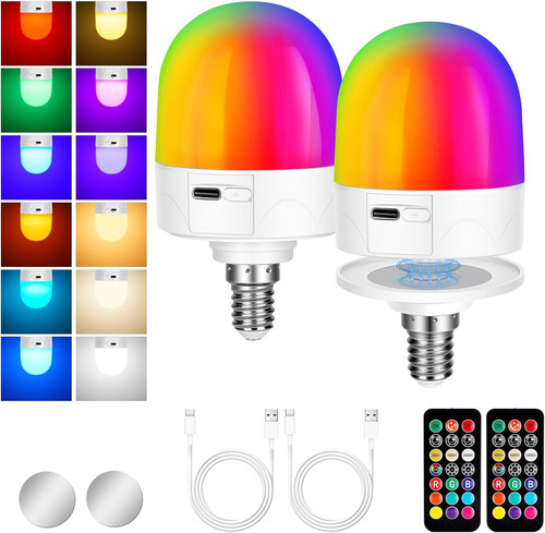 E14 rechargeable light bulb - rechargeable,