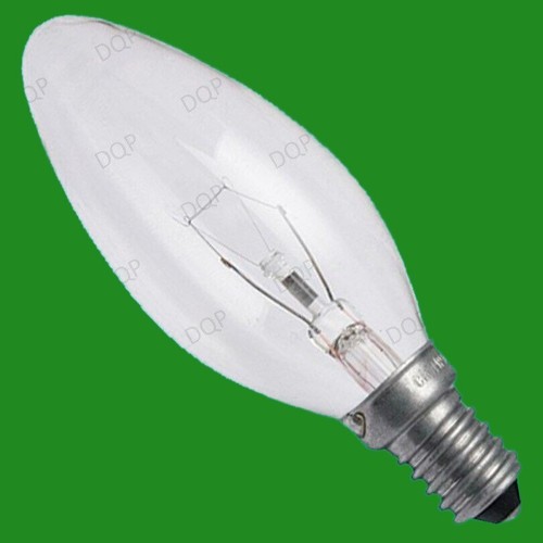 18x 40w clear candle tungsten - candle,