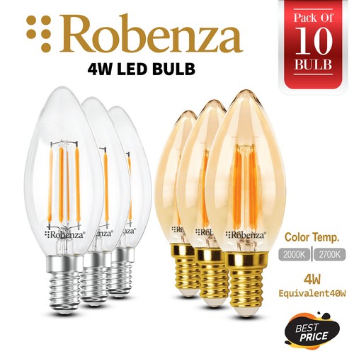 Led filament candle bulb - led, 4w