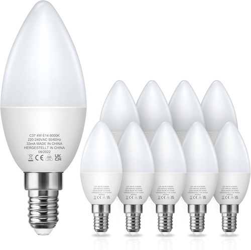 10x led candle - candle, bulb