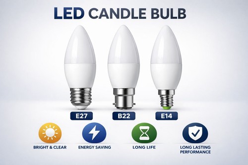 10x led candle bulb - 10x,