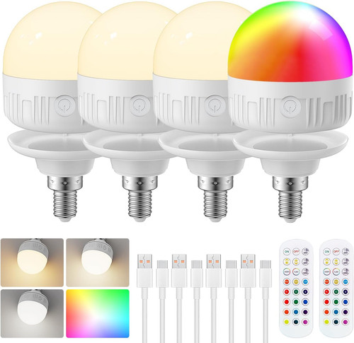 E14 rechargeable light bulb - light,