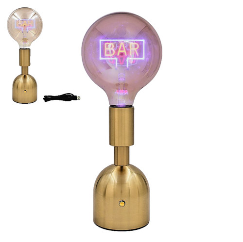 Large globe bar - , bulb